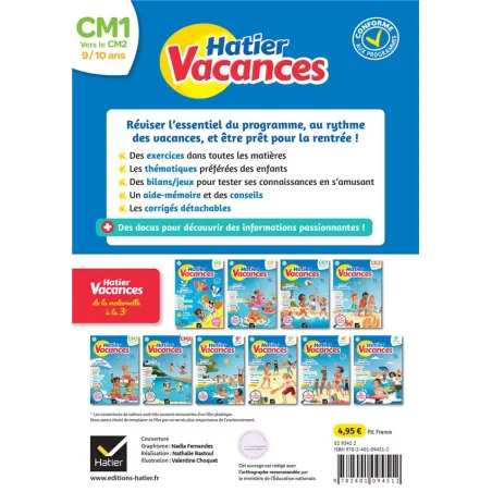 Hatier vacances : toutes les matières ; CM1 vers CM2 - Thomas Cambarot, Yannick Robert - Hatier - Grand format - Espace... - rav