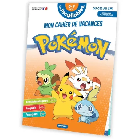 Les incollables : Pokémon mon cahier de vacances CE2 vers CM1