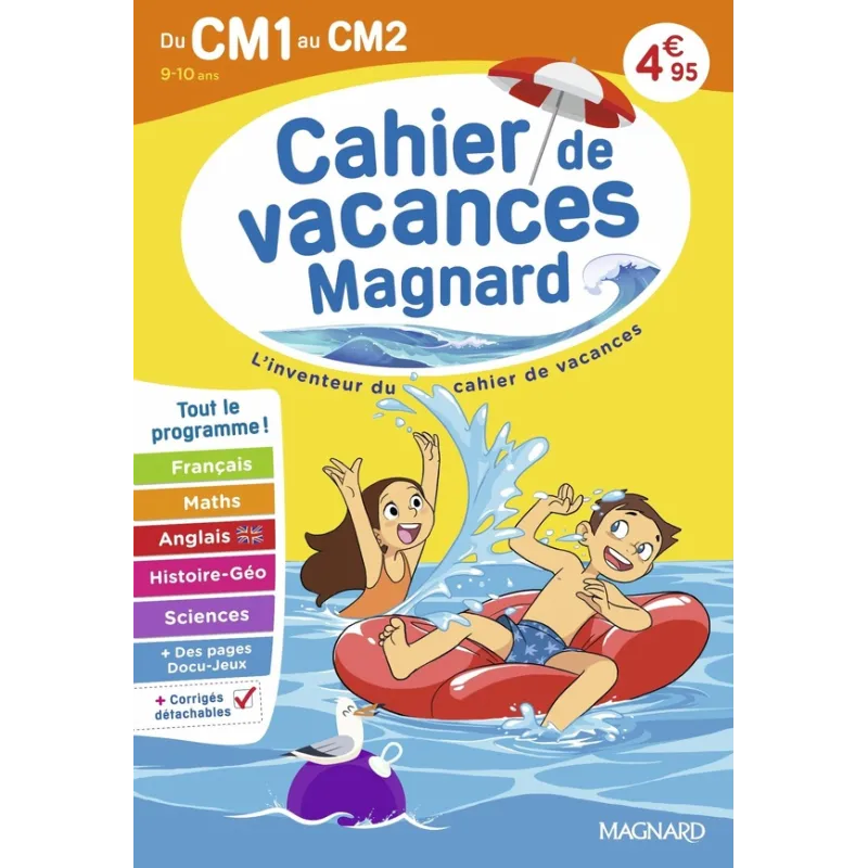 Cahier de vacances : Du CM1 vers le CM2 9-10 ans : Magnard, l - ravate.com librairie reunion