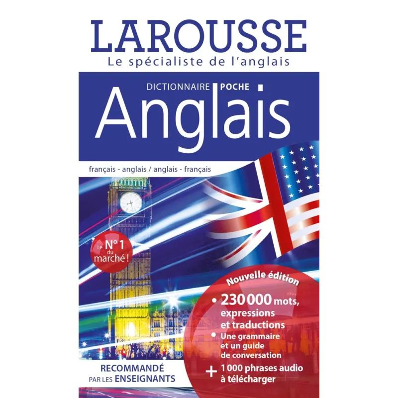 Dictionnaire Larousse poche ; français-anglais / anglais-français - Collectif - Larousse - Poche - ravate.com librairie reunion