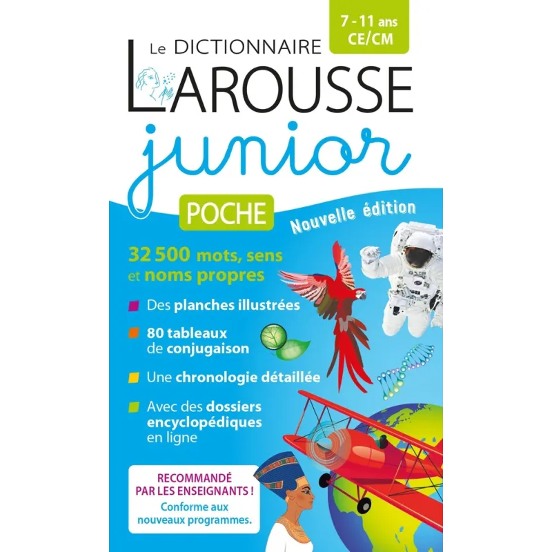 Le dictionnaire Larousse Junior poche ; CE, CM - Collectif - Larousse - Poche - ravate.com librairie reunion