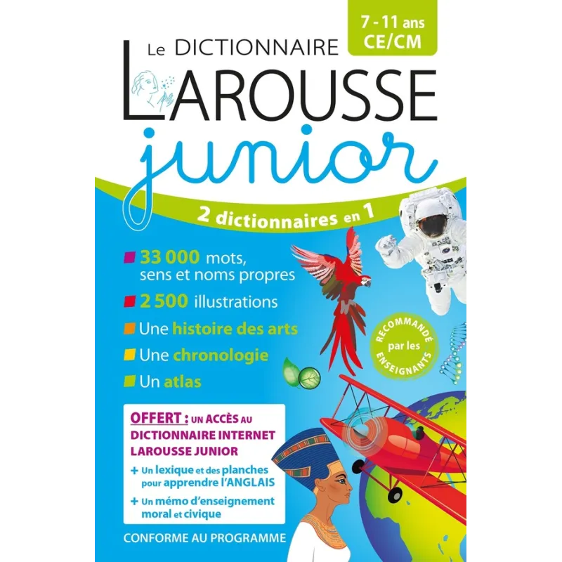 Le dictionnaire Larousse junior (édition 2026) - Collectif - Larousse - Grand format - ravate.com librairie reunion