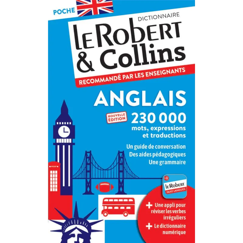 Le Robert & Collins ; Poche : Anglais (édition 2024) - Collectif - Le Robert - Poche - ravate.com librairie reunion