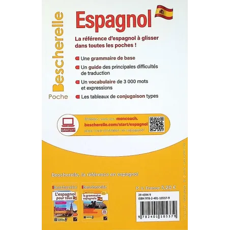 Bescherelle langues : Espagnol : l - ravate.com librairie reunion
