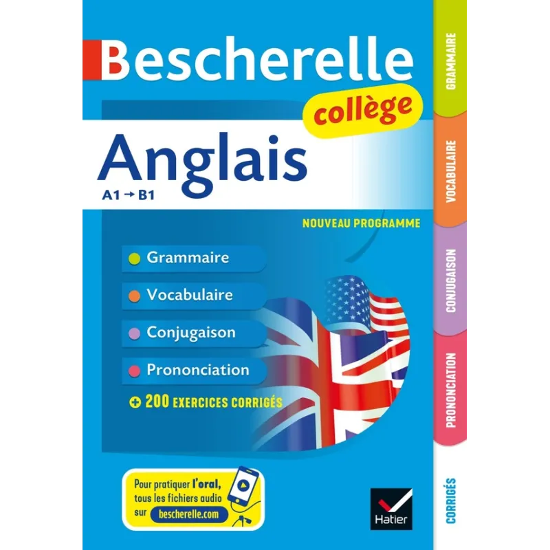 Bescherelle : anglais collège - Jeanne-France Bignaux, Sylvie Collard-Rebeyrolle, Wilfrid Rotgé - Hatier - Grand format -... - r