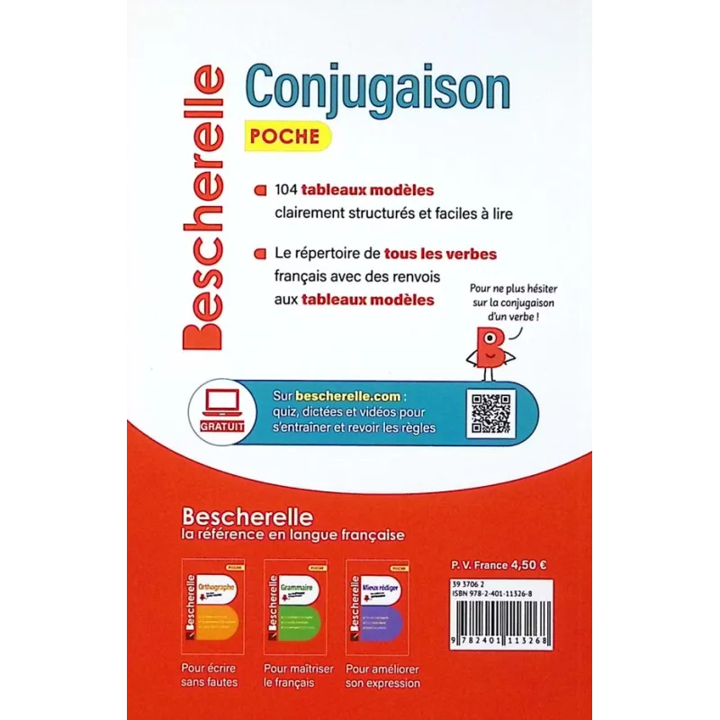 Bescherelle : Conjugaison - Collectif - Hatier - Poche - ravate.com librairie reunion