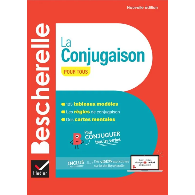 Bescherelle : La conjugaison pour tous - Collectif - Hatier - Grand format - ravate.com librairie reunion
