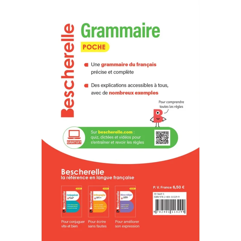 Bescherelle : Grammaire - Bénédicte Delaunay, Nicolas Laurent - Hatier - Poche - ravate.com librairie reunion