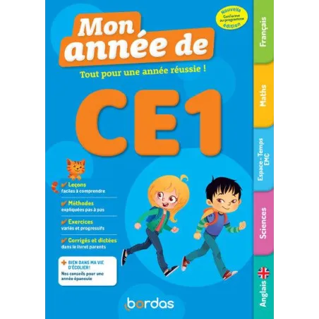Mon année de : CE1 Toutes les matières (édition 2024)