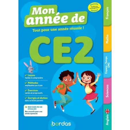 Mon année de : CE2 Toutes les matières (édition 2024)