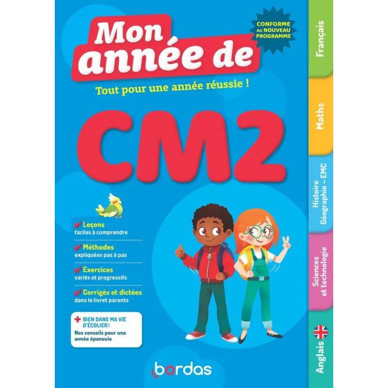 Mon année de : CM2 ; Toutes les matières (édition 2026) - Francine Martineau, Laurence Pineau, Rémi Tourret, Elodie Alperin,... 