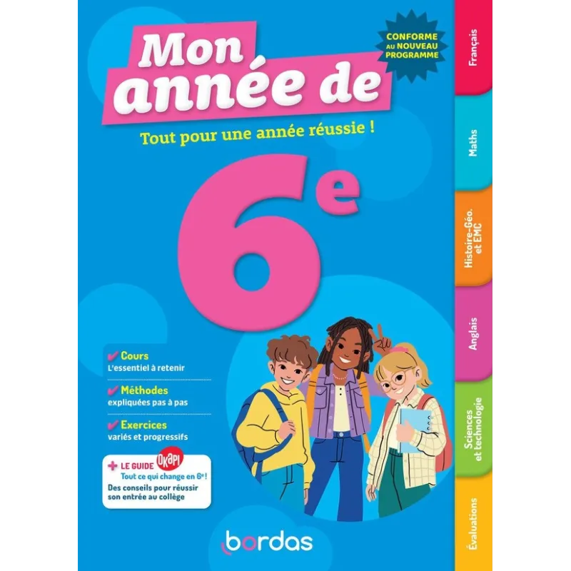 Mon année de : 6e ; Toutes les matières (édition 2026) - Sophie Pailloux-Riggi, Valérie Lisiecki, Dominique Rouppillard,... - ra