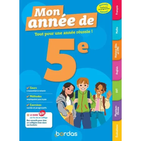 Mon année de : 5e Toutes les matières (édition 2024)