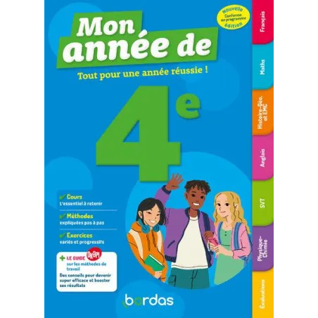 Mon année de : 4e Toutes les matières (édition 2024)
