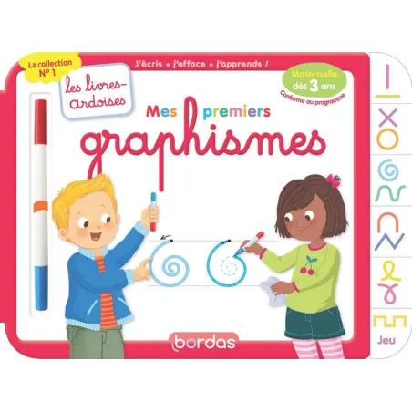 Les livres-ardoises : mes premiers graphismes à partir de 3 ans (édition 2023)
