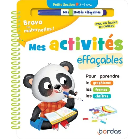 Bravo les maternelles ! : mes activités effaçables PS (édition 2021)
