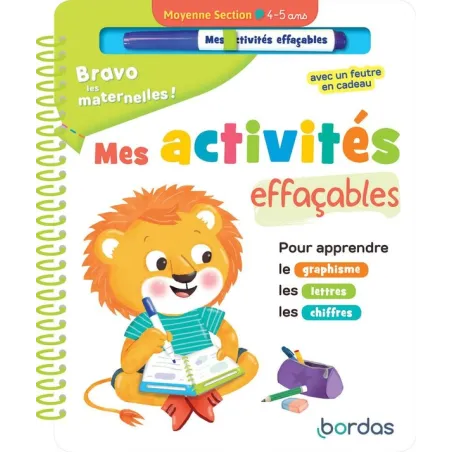 Bravo les maternelles ! : mes activités effaçables MS