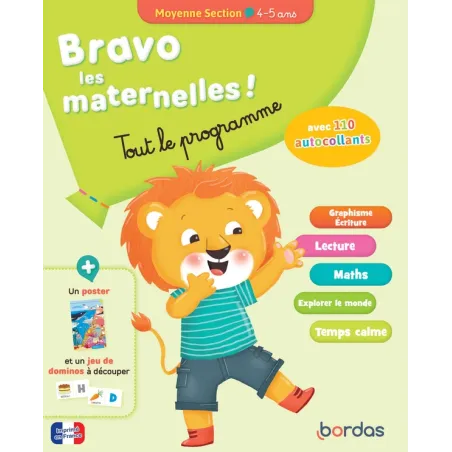 Bravo les maternelles ! : tout le programme MS (édition 2023)