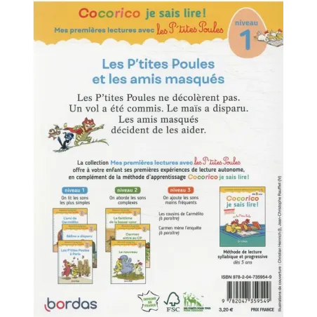Cocorico je sais lire ! Mes premières lectures avec les P - ravate.com librairie reunion