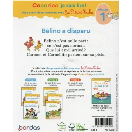 Cocorico je sais lire ! Mes premières lectures avec les P - ravate.com librairie reunion
