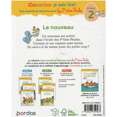 Cocorico je sais lire ! Mes premières lectures avec les P - ravate.com librairie reunion