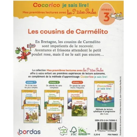 Cocorico je sais lire ! Mes premières lectures avec les P - ravate.com librairie reunion