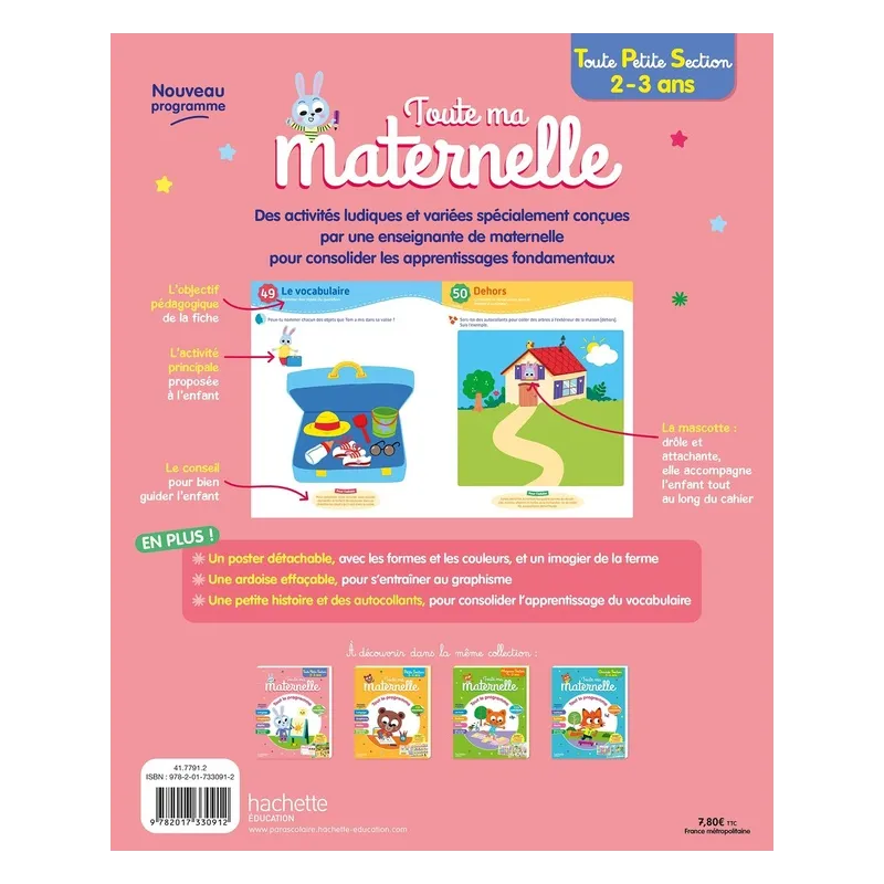 Toute ma maternelle : Tout le programme ; Toute Petite Section - Caroline Marcel - Hachette Education - Grand format -... - rava
