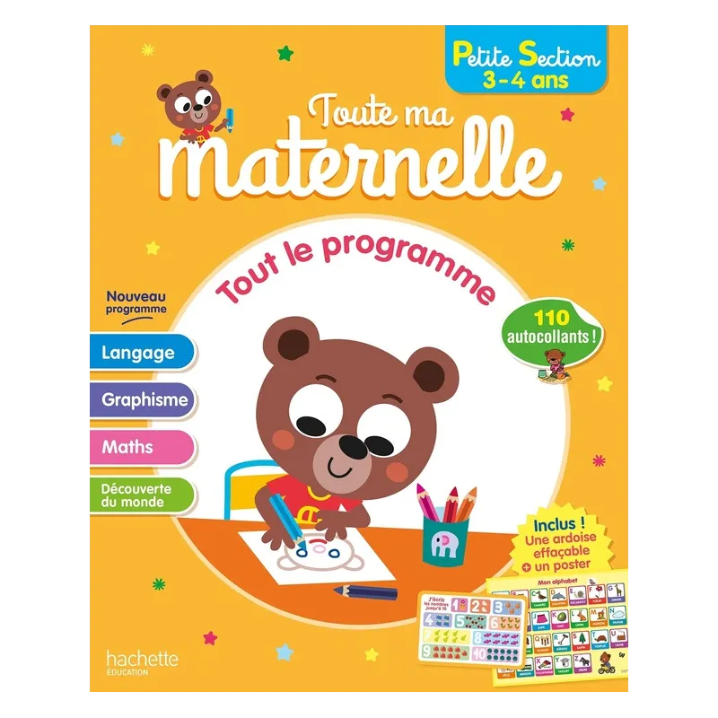 Toute ma maternelle : Tout le programme ; Petite Section - Guy Blandino - Hachette Education - Grand format - Espace... - ravate