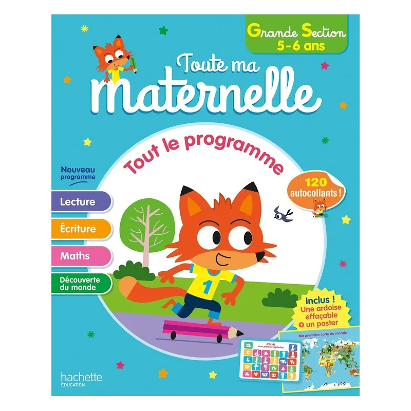 Toute ma maternelle : Tout le programme ; Grande section - Guy Blandino - Hachette Education - Grand format - Espace... - ravate