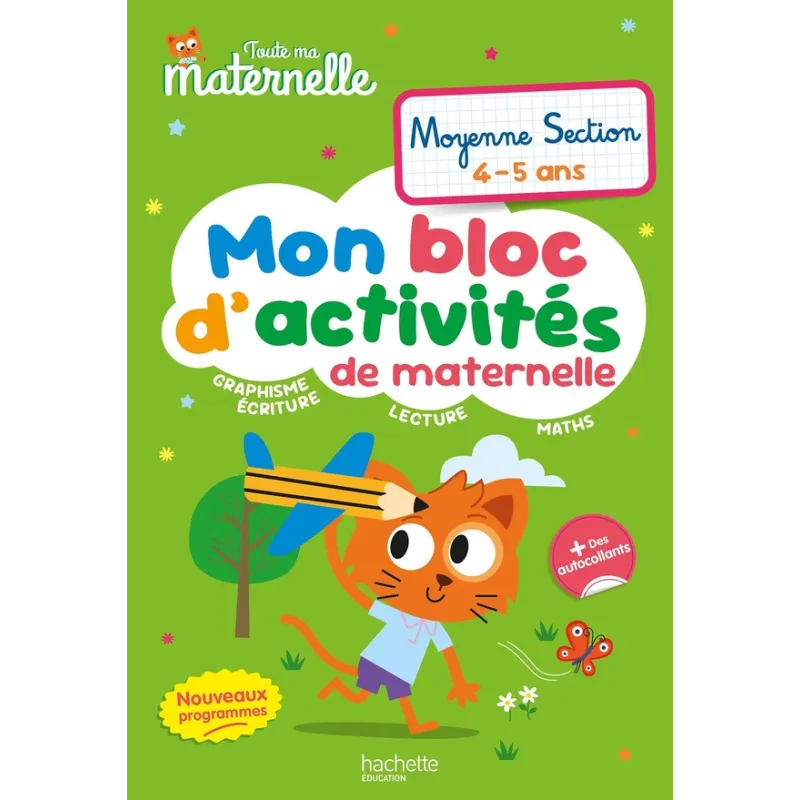 Toute ma maternelle : Mon bloc d - ravate.com librairie reunion