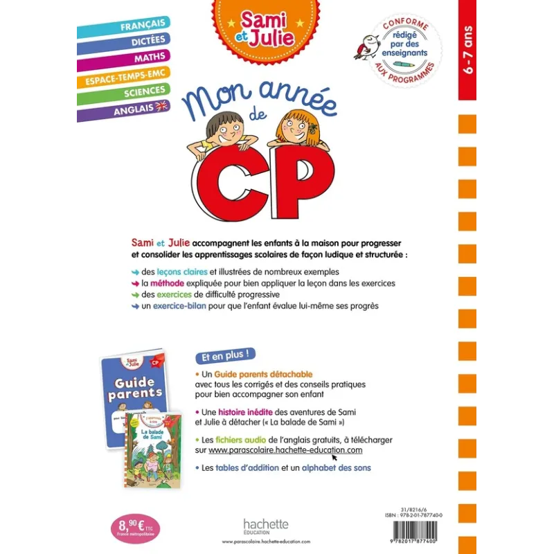 Sami et Julie : mon année de CP - Isabelle Albertin, Thérèse Bonté, Stephanie Neumayer, Philippe Razet - Hachette Education... -