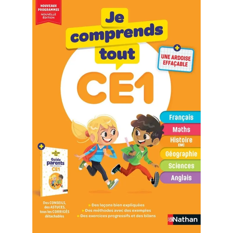 Je comprends tout : Toutes les matières ; CE1 (édition 2026) - Sylvie Cote, Micheline Cazès-Witta, Véronique Calle, Marian... -