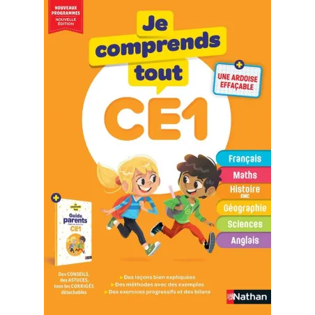 Je comprends tout : Toutes les matières CE1 (édition 2026)