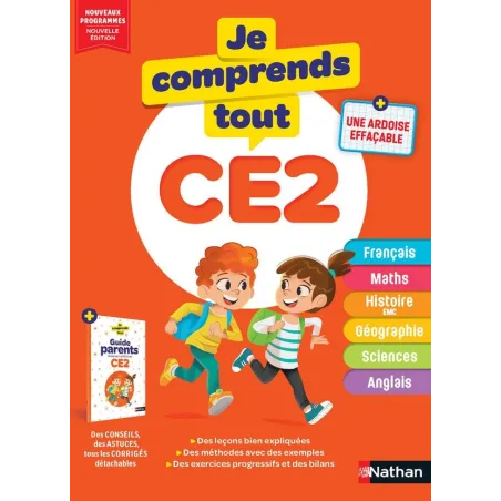 Je comprends tout : Toutes les matières CE2 (édition 2026)