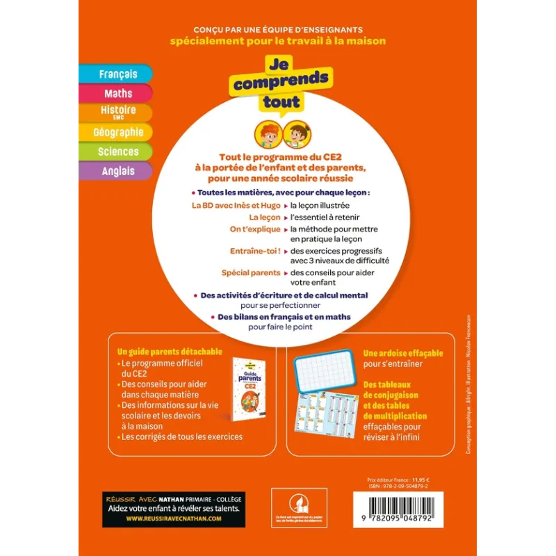 Je comprends tout : Toutes les matières ; CE2 (édition 2026) - Micheline Cazès-Witta, Clémence Roux, Marian Hollings,... - ravat