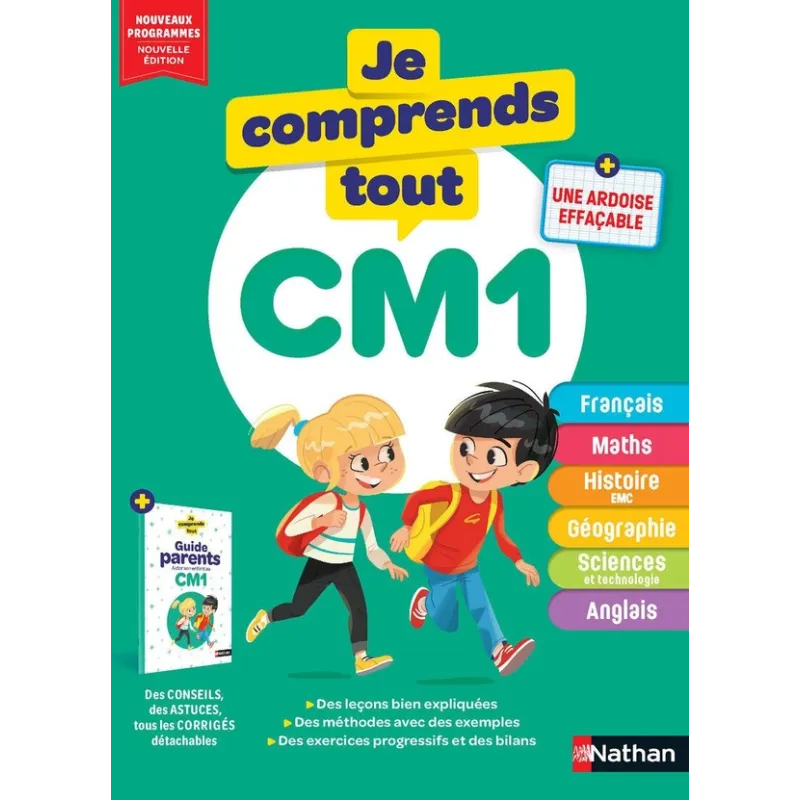 Je comprends tout : Toutes les matières ; CM1 (édition 2026) - Clémence Roux, Fabrice Ruf, Marian Hollings, Micheline... - ravat