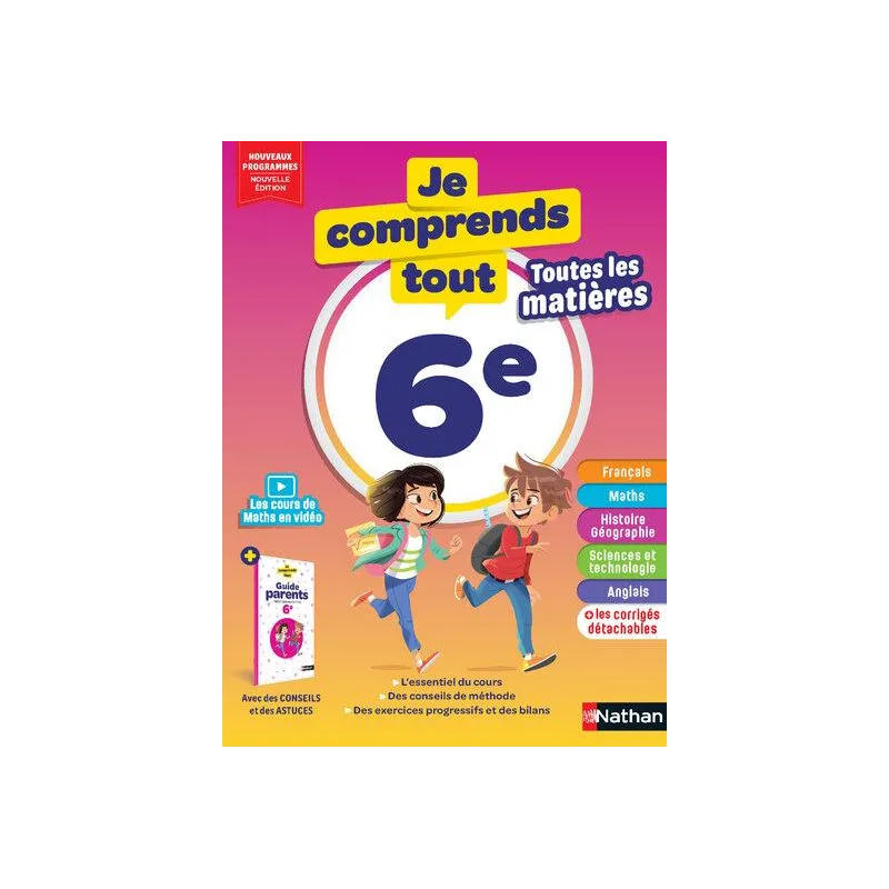 Je comprends tout : Toutes les matières ; 6e (édition 2026) - Caroline Lalaude-Labayle, Fabienne Vadrot, Marie-Claire Sole,... -