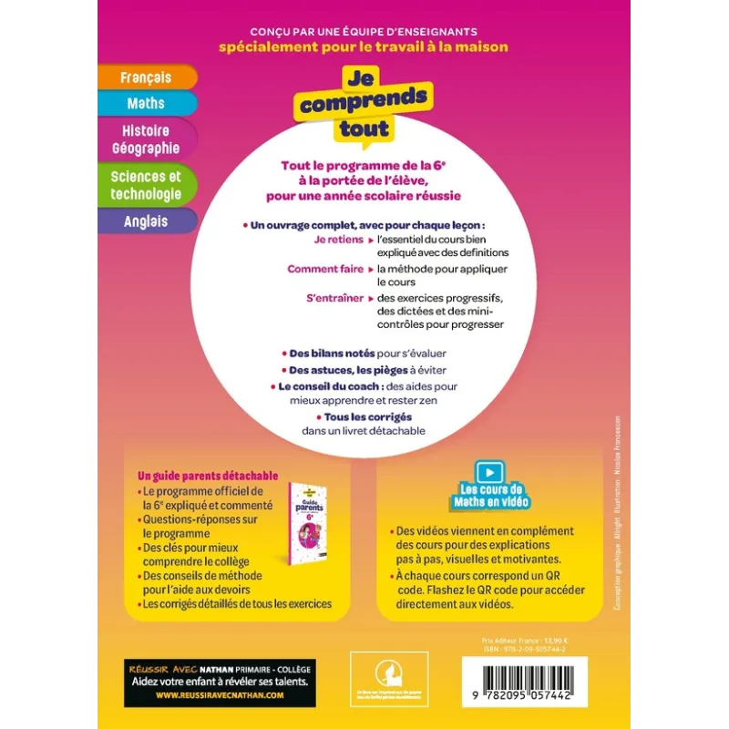 Je comprends tout : Toutes les matières ; 6e (édition 2026) - Caroline Lalaude-Labayle, Fabienne Vadrot, Marie-Claire Sole,... -