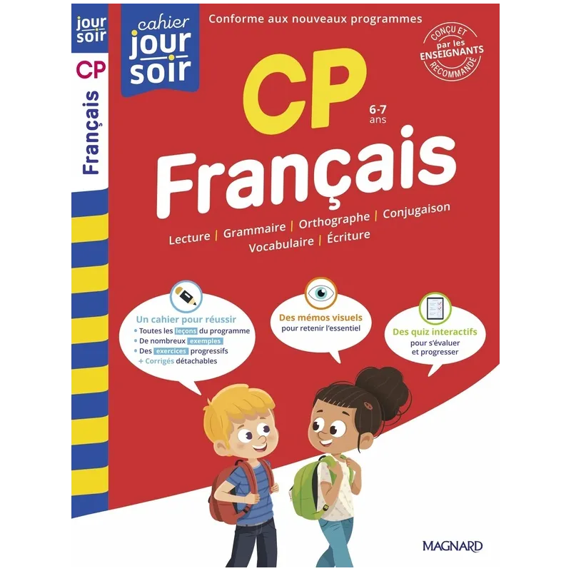Cahier du jour / cahier du soir : Français : CP ; Conçu et recommandé par les enseignants - Michel Wormser - Magnard - Grand... 