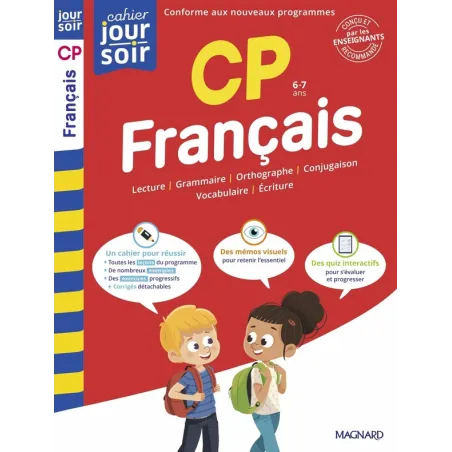 Cahier du jour / cahier du soir : Français : CP Conçu et recommandé par les enseignants