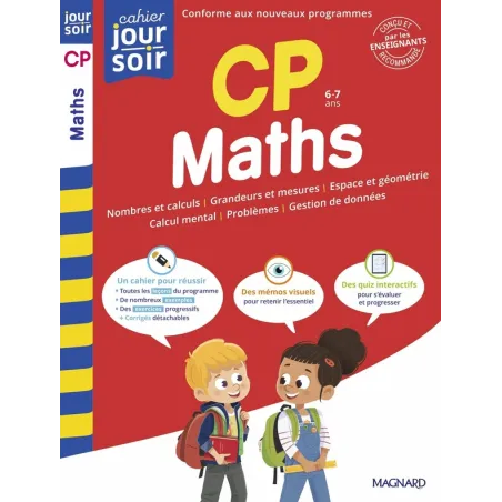 Cahier du jour / cahier du soir : Maths : CP Conçu et recommandé par les enseignants