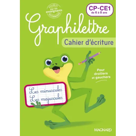 Graphilettre : Cahier d'écriture CP, CE1
