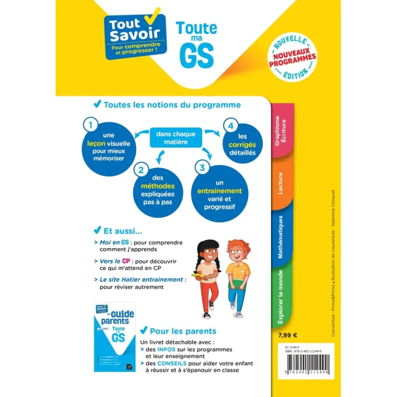 Tout savoir : Toute ma GS - Evelyne Barge - Hatier - Grand format - ravate.com librairie reunion