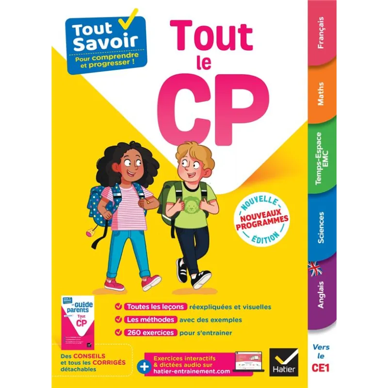 Tout savoir : Tout le CP - Marc Antoine - Hatier - Grand format - ravate.com librairie reunion