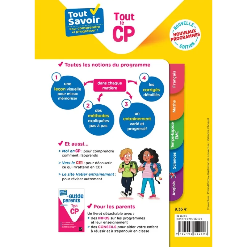 Tout savoir : Tout le CP - Marc Antoine - Hatier - Grand format - ravate.com librairie reunion
