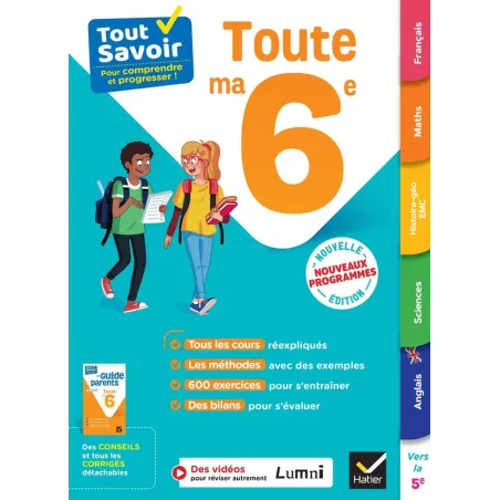 Tout savoir : Toute ma 6e