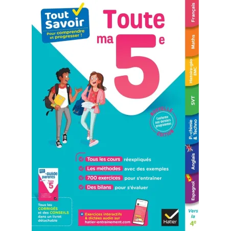 Tout savoir : toute ma 5e