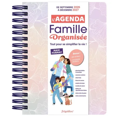 L'agenda Famille organisée : Maxi format (édition 2027)