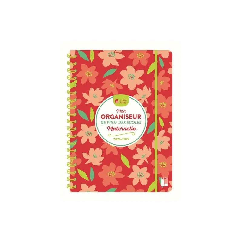 Mon organiseur de prof des écoles ; Maternelle (édition 2026/2027) - Lutin Bazar - Éditions Retz - Papeterie / Coloriage -... -