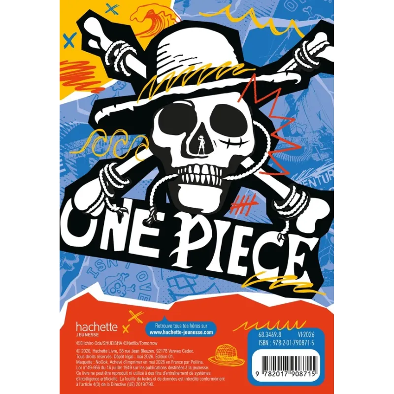 One Piece : Agenda (édition 2026/2027) - Collectif - Hachette Jeunesse - Agenda - ravate.com librairie reunion